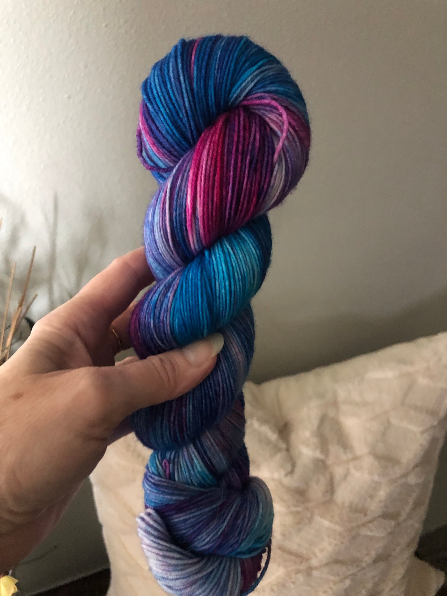 Sweet Tart - Fingering/Sock Weight. Includes 100 gram skein and 20 gram mini skein.